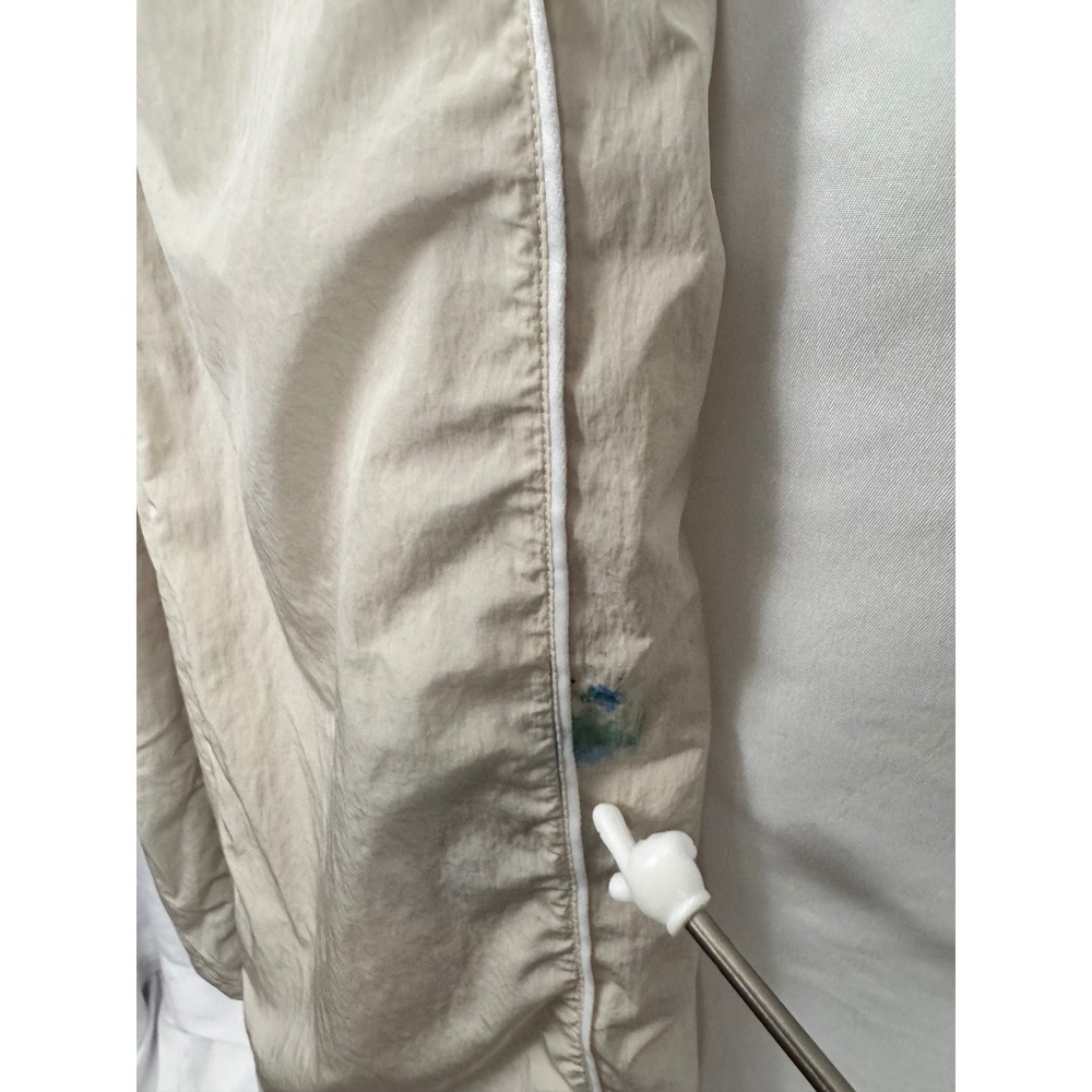 Nike High‎ Rise Full Length Pants Standard Fit Womens Beige Size M - Picture 4 of 11